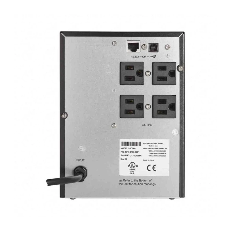 Eaton Uninterruptible Power Supply, 1500 VA, 1.05 kW, 230V Output, 184–276V AC Input, Stand Alone, 5SC1500I Eaton 5SC 1500i