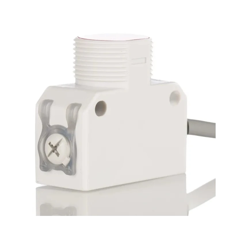 RS PRO Polarised Retro Reflection Photoelectric Sensor Block 3 m PNP NO/NC PSR Series 30V dc Red Light ABS M18 Screw IP67