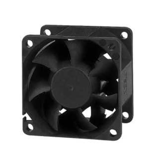 Sunon PF Series Axial Fan 12V DC, 60.6 cfm, 14.4 W, 1.38 A, IP20, 60x60x38 mm PF60381B1-000U-A99