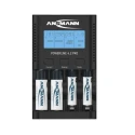Ansmann Powerline 4.2 Pro Battery Charger 1001-0079-UK for 5V NiMH 1.8A AA/AAA Batteries USB Output with UK/EU Plug, 4 Bays
