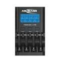 Ansmann Powerline 4.2 Pro Battery Charger 1001-0079-UK for 5V NiMH 1.8A AA/AAA Batteries USB Output with UK/EU Plug, 4 Bays