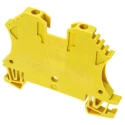 Weidmüller WDU Series Feed Through Terminal Block Yellow, 2.5mm², 1-Level, Screw, ATEX, 800V, 32A 1020020000