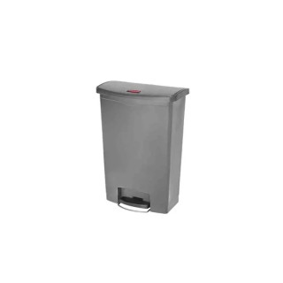 Rubbermaid Commercial Products Slim Jim 90L Grey Pedal Resin Waste Bin 1883606