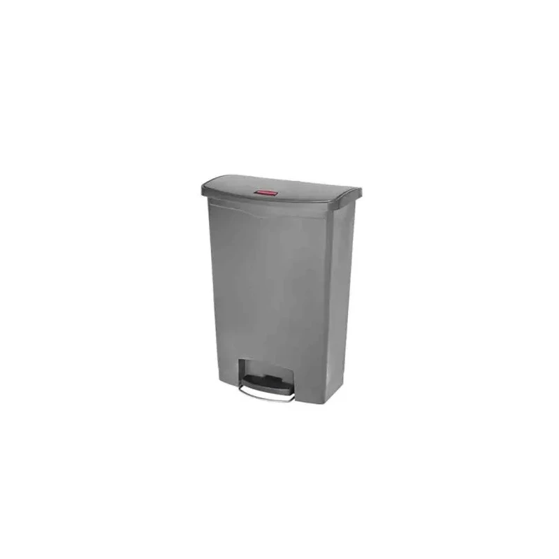 Rubbermaid Commercial Products Slim Jim 90L Grey Pedal Resin Waste Bin 1883606