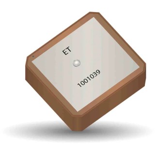 KYOCERA AVX SMT GPS Patch Antenna, Adhesive Mount, 1.575GHz, 5.3dBi Gain 1001039