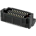 Samtec Vertical Surface Mount PCB Socket 10-Contact 4 Row 0.635 mm Pitch Solder ADF6