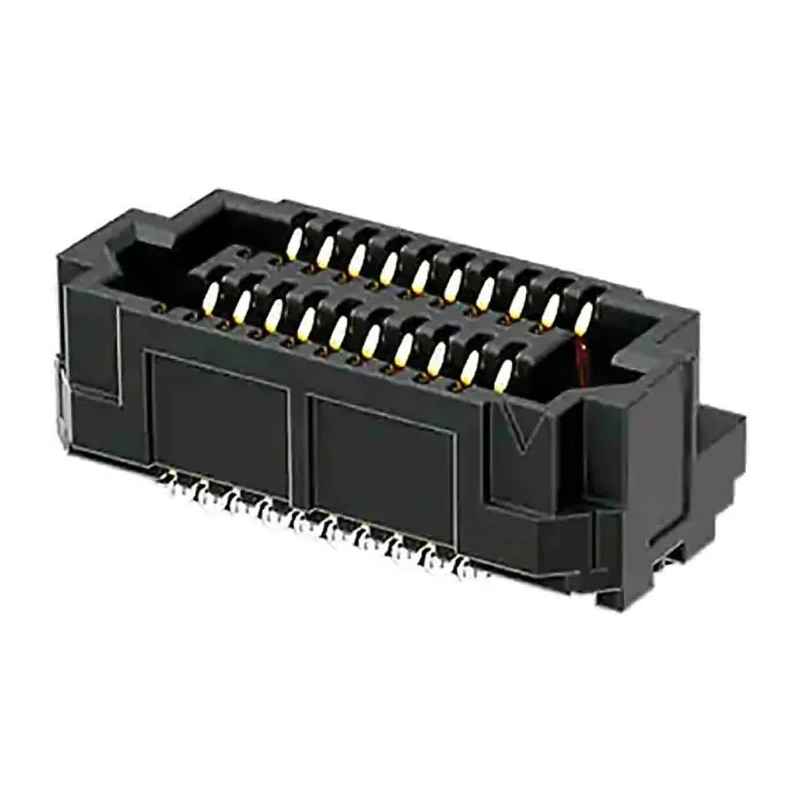 Samtec Vertical Surface Mount PCB Socket 10-Contact 4 Row 0.635 mm Pitch Solder ADF6