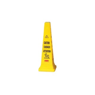 Rubbermaid Commercial Products Wet Floor Cone Yellow Polyethylene 914.4 mm FG627600YEL