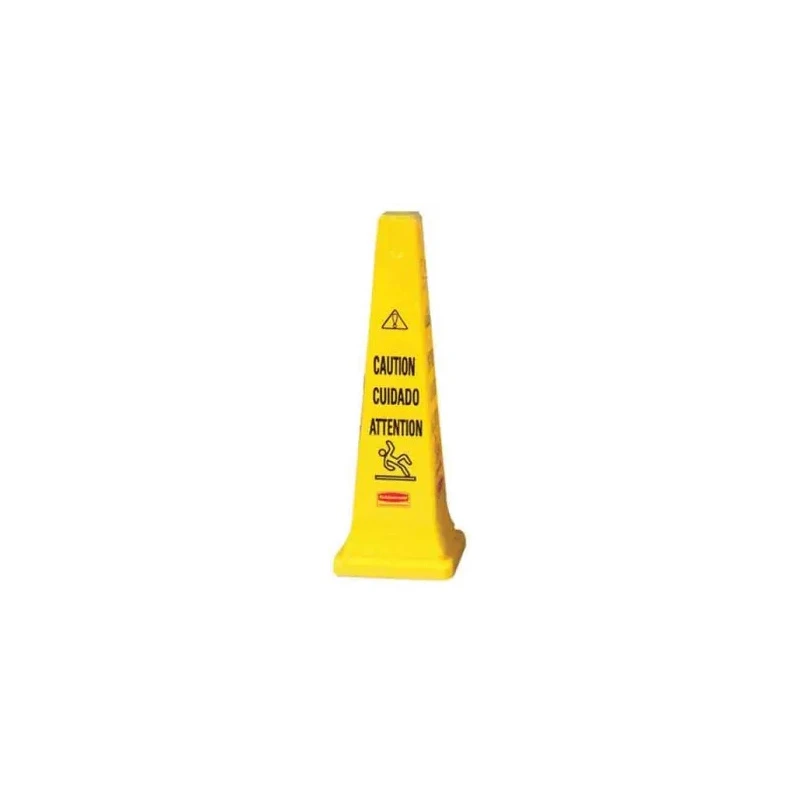 Rubbermaid Commercial Products Wet Floor Cone Yellow Polyethylene 914.4 mm FG627600YEL