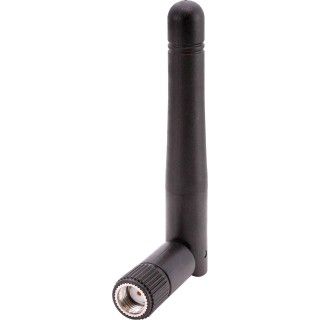 Linx Whip WiFi Antenna, Dual Band, External, Dipole, RP-SMA Male, 2.45–5.5GHz, Omni-Directional, LCD Series ANT-DB1-LCD-RPS