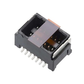 Molex Micro-Lock Plus Series Vertical Surface PCB Header, 6 Contacts, 1.25 mm Pitch, Shrouded, 2 Rows 2077600681