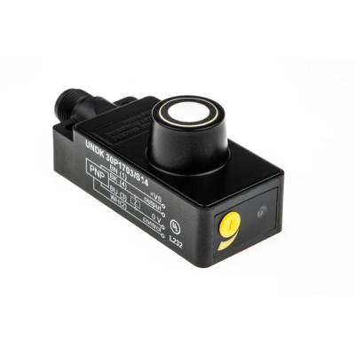 Baumer Block Ultrasonic Proximity Sensor, M12 x 1, 1000 mm Range, 200 mA PNP, 30V, IP67, UNDK 30P1703/S14