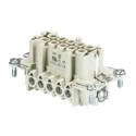 Wieland Panel Mount Screw Insert, Female, 10 Way, 16A, 500V, Revos BASIC 70.300.1040.0