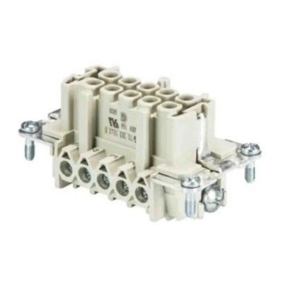 Wieland Panel Mount Screw Insert, Female, 10 Way, 16A, 500V, Revos BASIC 70.300.1040.0