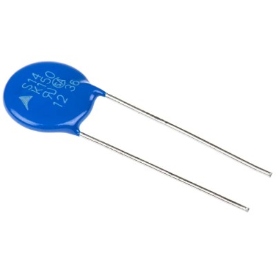 TDK Standard Metal Oxide Varistor 750 pF, 50A, Clamping Voltage 2970V, Leaded, B72214S0151K101