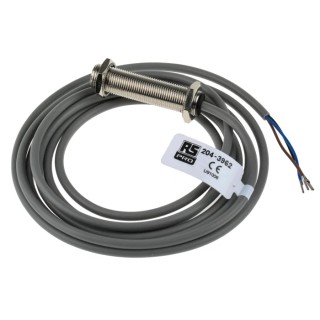 RS PRO Diffuse Reflection Photoelectric Sensor , Cylindrical, 0.15 m Detection, PNP NO, IP67, 30V DC, Infrared LED 204-3962