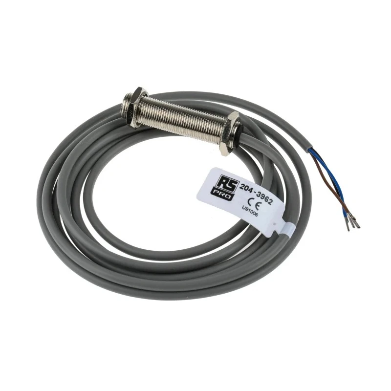 RS PRO Diffuse Reflection Photoelectric Sensor , Cylindrical, 0.15 m Detection, PNP NO, IP67, 30V DC, Infrared LED 204-3962