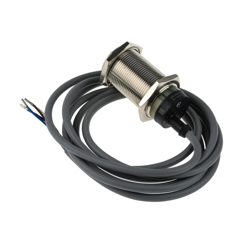 RS PRO Diffuse Reflection Photoelectric Sensor, Cylindrical, 1 m Detection Range, PNP NO/NC, , 30V DC, Copper Nickel IP67