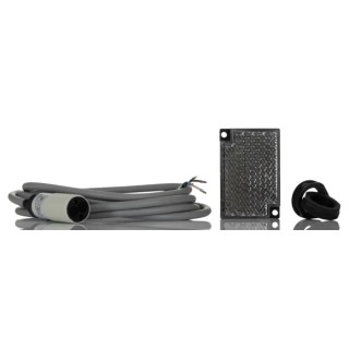 RS PRO Retroreflective Photoelectric Sensor, Cylindrical, 3 m Range, NPN NO/NC Output, , 30V DC, Polybutylene IP67