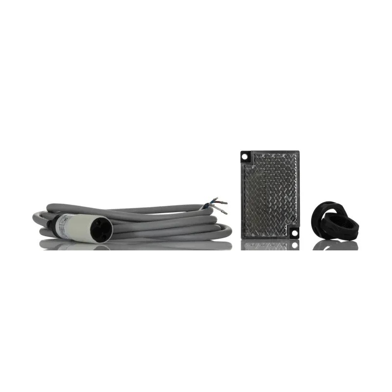 RS PRO Retroreflective Photoelectric Sensor, Cylindrical, 3 m Range, NPN NO/NC Output, , 30V DC, Polybutylene IP67