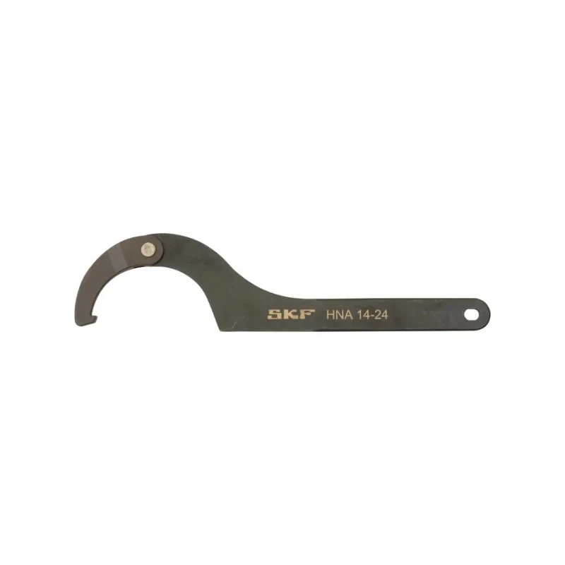 SKF Adjustable Hook Spanner 150 mm, Steel, Medium Carbon, Phosphated Coated HNA 14-24