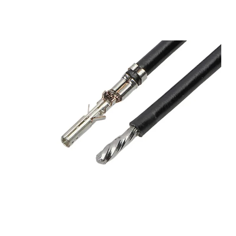 Molex Micro-Fit Female Connector Crimp Wire, 225 mm, Black, Unterminated 0.50mm², Series 214761-1113