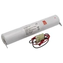 RS PRO Rechargeable D Battery Pack NiCd Chemistry 3.6V 4Ah 3 Cells AMP Connector 204-2751