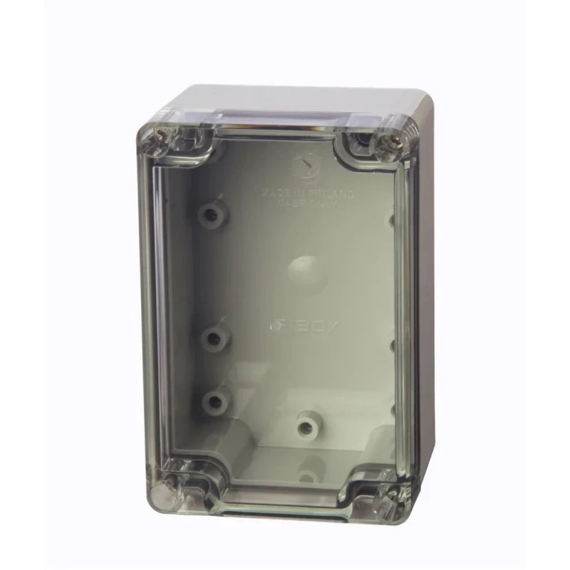 Fibox General Purpose Polycarbonate Enclosure, Light Grey, Clear Lid, 80x160x85 mm, IP67/IP66, IK07/IK08 PCT 081609 enclosure