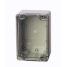Fibox General Purpose Polycarbonate Enclosure, Light Grey, Clear Lid, 80x160x85 mm, IP67/IP66, IK07/IK08 PCT 081609 enclosure
