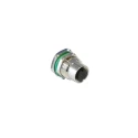 Bulgin Circular Connector, M12, 17 Contacts, Panel Mount, Socket, Female, IP67, Buccaneer M12 Series PXMBNI12FPF17AFLPG9001