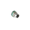 Bulgin Circular Connector, M12, 17 Contacts, Panel Mount, Socket, Female, IP67, Buccaneer M12 Series PXMBNI12FPF17AFLPG9001