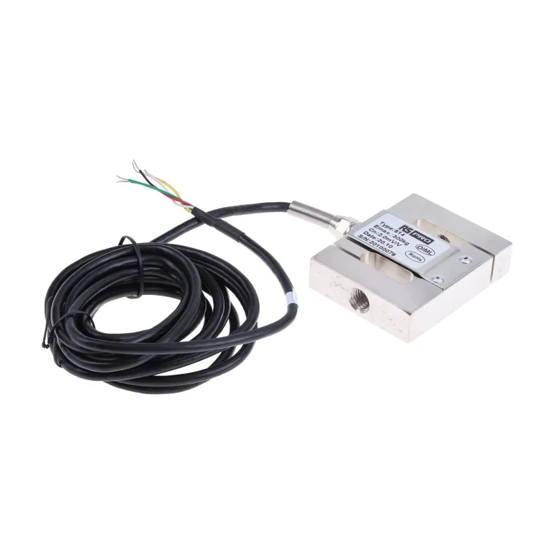 RS PRO Low Profile Load Cell, Compression and Tension, 300 kg Capacity, IP66 Alloy Steel, 62.1x80x18 mm, 15V DC, 204-2768