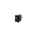 Bulgin SPST On-Off Rocker Switch Panel, Panel Mount, 10A, 250V AC, Rectangular, Non-Illuminated H8600VBACN