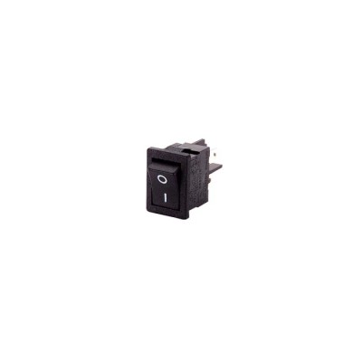 Bulgin SPST On-Off Rocker Switch Panel, Panel Mount, 10A, 250V AC, Rectangular, Non-Illuminated H8600VBACN