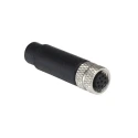 Bulgin Circular Connector M8 Free End Polyvinyl Chloride IP67 30V PXPPVC08FBF08ACL010PVC