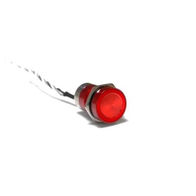 Bulgin Capacitive Switch Momentary NO Illuminated, Red & Green LEDs, On-Off, IP68, Red Anodised Aluminium, 24V DC MC16MORRG