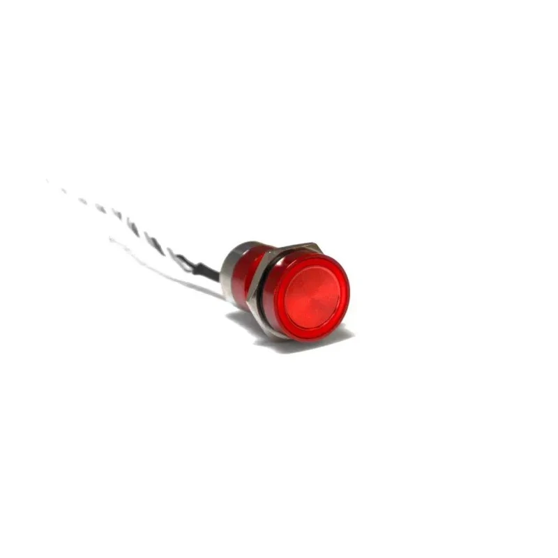 Bulgin Capacitive Switch Momentary NO Illuminated, Red & Green LEDs, On-Off, IP68, Red Anodised Aluminium, 24V DC MC16MORRG
