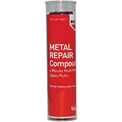 Rocol Metal Repair Compound Grey Epoxy Putty 56 g Bottle 64012