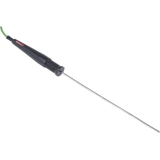 RS Pro Type K Dome Immersion Temperature Probe 1100°C Max, 210 mm Length, 3 mm Diameter, Mini Plug, 204-8390