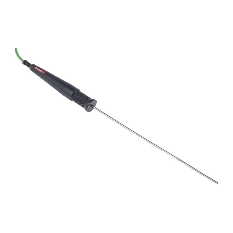 RS Pro Type K Dome Immersion Temperature Probe 1100°C Max, 210 mm Length, 3 mm Diameter, Mini Plug, 204-8390
