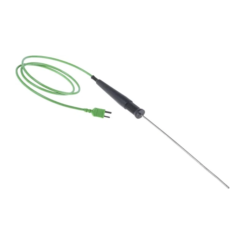 RS Pro Type K Dome Immersion Temperature Probe 1100°C Max, 210 mm Length, 3 mm Diameter, Mini Plug, 204-8390
