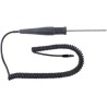 RS Pro Perforated Air Temperature Probe, 110 mm Length, 4 mm Diameter, -50°C to 50°C, DIN Connector, Stainless Steel PT100