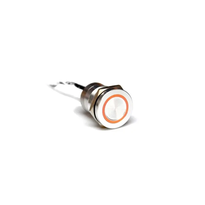 Bulgin Capacitive Switch Latching NC Illuminated Red Green 24V IP69 IP68 Stainless Steel MC19LCSGR
