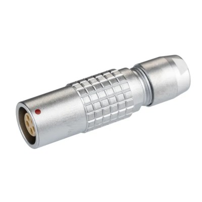 LEMO Circular Connector 5 Contacts Cable Socket Female IP50 Brass Straight Solder 1B Series PHG.1B.305.CLLD52