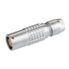 LEMO Circular Connector 5 Contacts Cable Socket Female IP50 Brass Straight Solder 1B Series PHG.1B.305.CLLD52