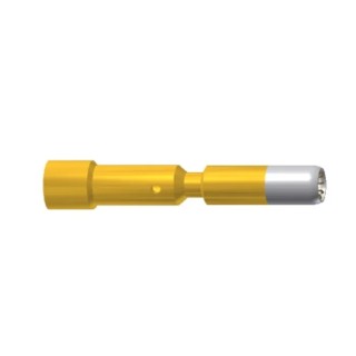 TE Connectivity Female Crimp Socket Contact, Gold Plated Brass, 1 mm, 10A, Hyperboloid Series 60.001.11