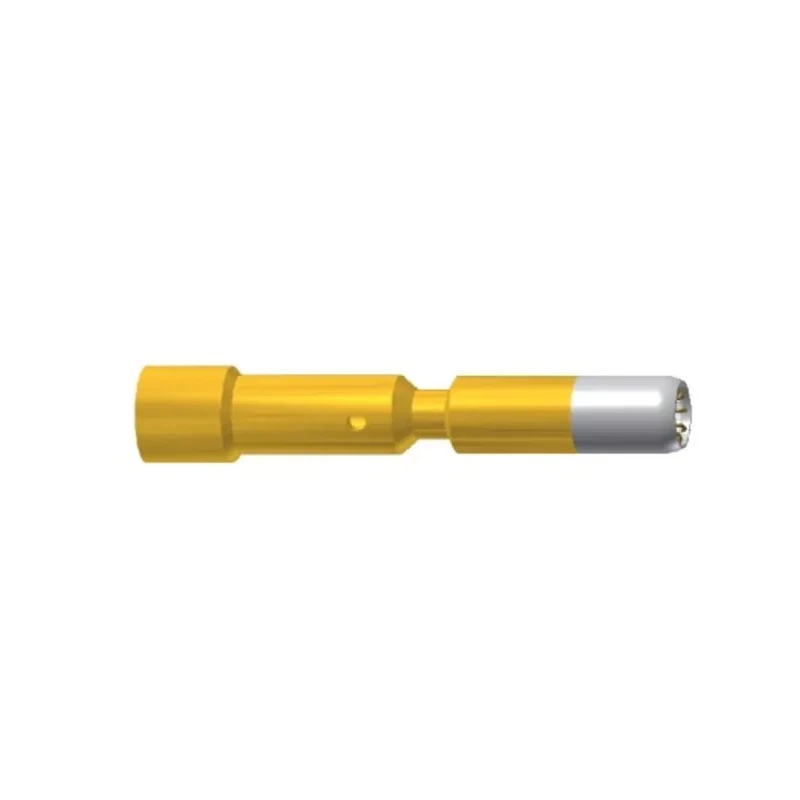 TE Connectivity Female Crimp Socket Contact, Gold Plated Brass, 1 mm, 10A, Hyperboloid Series 60.001.11