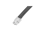 Molex 3 Way Female Mini-Fit Jr to 3 Way Female Pigtail Wire to Board Cable, 600 mm, Black Nylon Jacket, 600V, 215321-1033