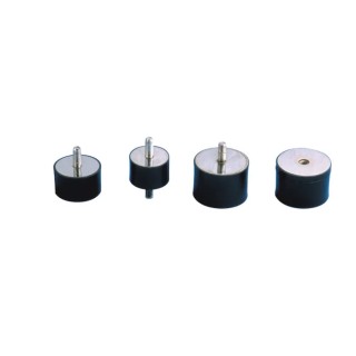Paulstra Hutchinson Anti-Vibration Mount M8, 50 daN Compression, 8mm Bore, 25.5mm OD, 40mm Height 520514