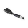 Bulgin T Circular Connector Adapter M8 1.5A 30V Male 6 Contacts IP67 PXPPVC08FIM06AYT010PVC